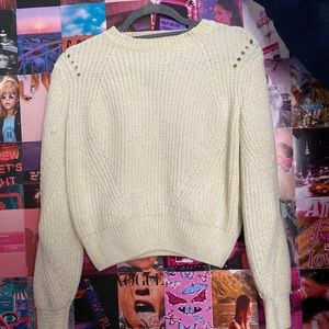 Womens White Sweater